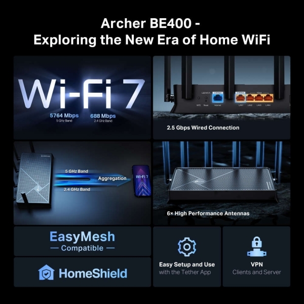 TP-Link Archer BE400 Router