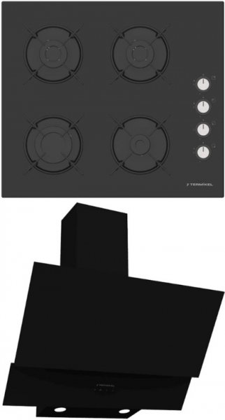 Termikel Siyah Ankastre Set BH P6144C B + + CH C6532C BB