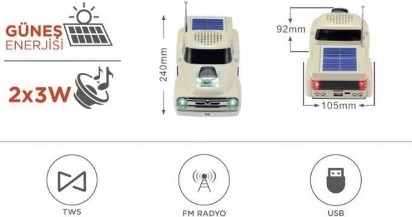 Torima D44 Bluetooth Hoparlör