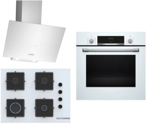 Bosch 3'lü Ankastre Set POP7C2P30O + HBF534EW3T + DWK64PJ20T