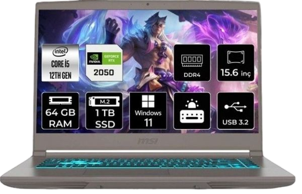 MSI Thin 15 B12UC-1891TRP348 Laptop