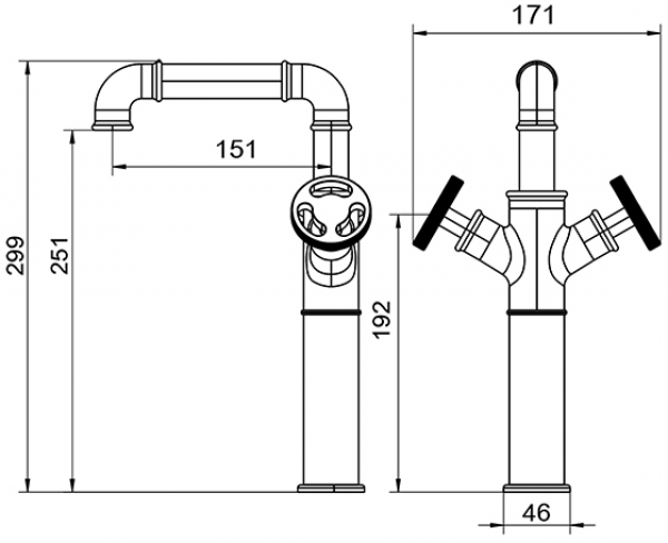 Newarc Victory 105001 Lavabo Bataryası