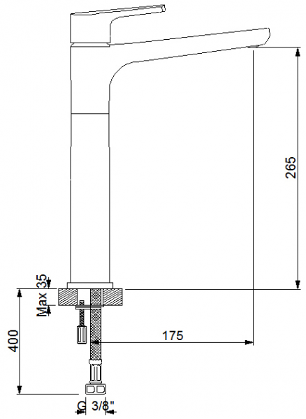 Newarc 150001N Lavabo Bataryası