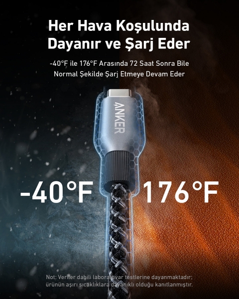 Anker Prime 240W Şarj Kablosu