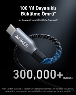 Anker Prime 240W Şarj Kablosu