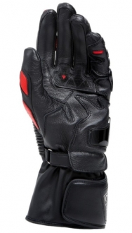 Dainese Druid 4 Black/Lava Red/White Motosiklet Eldiveni