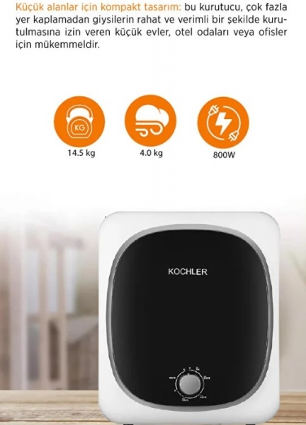Kochler Fresh Mini Kurutma Makinesi
