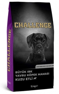 Challenge Kuzu Etli Büyük Irk Yavru 15 kg Köpek Maması