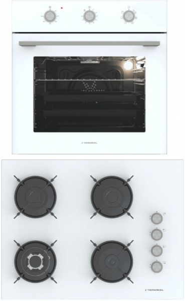 Termikel Beyaz Ankastre Set BH P7194C W + BO O6435C W +