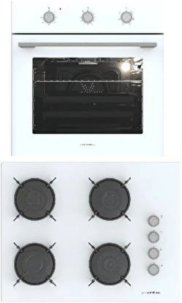 Termikel Beyaz Ankastre Set BH P7144C W + BO O6435C W +