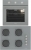 Termikel Gri Ankastre Set BH P7144C A + BO O6435C A +