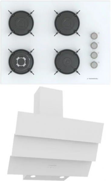 Termikel Beyaz Ankastre Set BH P7194C W + + CH S6532C WW