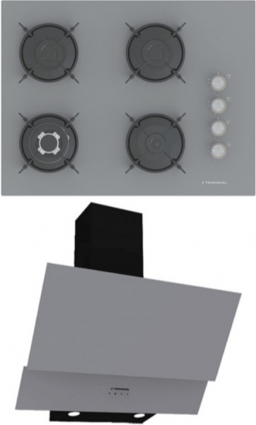 Termikel Gri Ankastre Set BH P7194C A + + CH C6532C BA