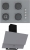 Termikel Gri Ankastre Set BH P7194C A +  + CH C6532C BA