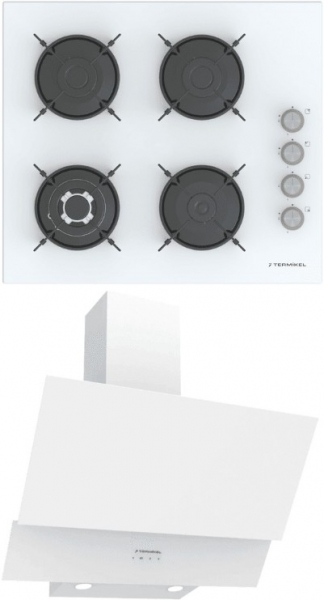 Termikel Beyaz Ankastre Set BH P6194C W + + CH C6532C WW