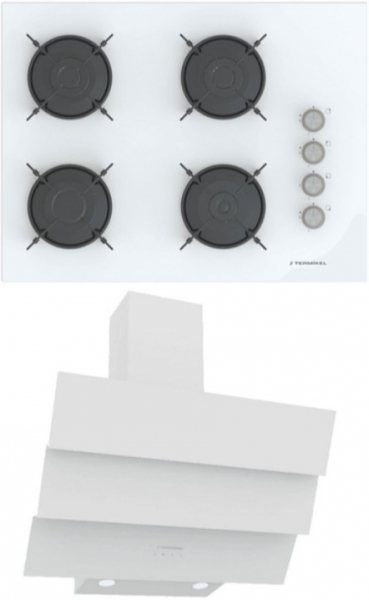 Termikel Beyaz Ankastre Set BH P7144C W + + CH S6532C WW