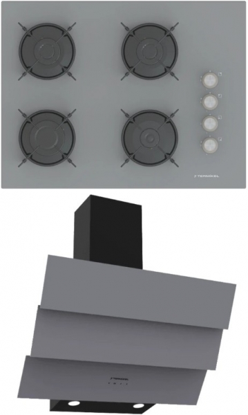 Termikel Gri Ankastre Set BH P7144C A + + CH S6532C BA