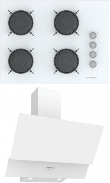 Termikel Beyaz Ankastre Set BH P7144C W + + CH C6532C WW