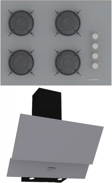 Termikel Gri Ankastre Set BH P7144C A + + CH C6532C BA