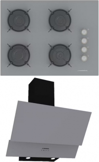 Termikel Gri Ankastre Set BH P7144C A +  + CH C6532C BA