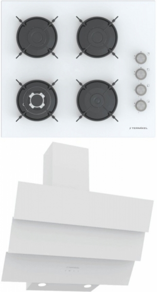 Termikel Beyaz Ankastre Set BH P6194C W + + CH S6532C WW
