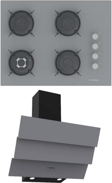 Termikel Gri Ankastre Set BH P7194C A + + CH S6532C BA