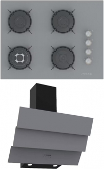 Termikel Gri Ankastre Set BH P7194C A +  + CH S6532C BA