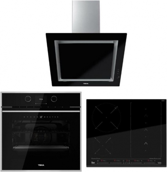 Teka Siyah Ankastre Set IZS 66700 MSP + SteakMaster + DLV 68660 BK