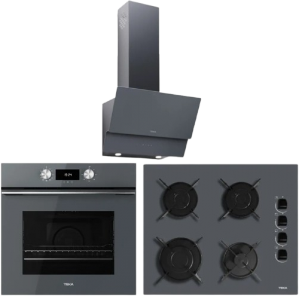 Teka Gri Ankastre Set GBE 64002 KBC ST + HLB 8400 ST + ATV 60 Pro ST