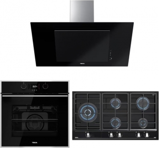 Teka Siyah Ankastre Set GZC 95320 XBN + HLB 840 SS + DVT 98660 TBS BK