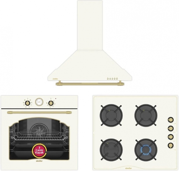 Simfer Bej Ankastre Set 3326 4G + 8218 + 8716