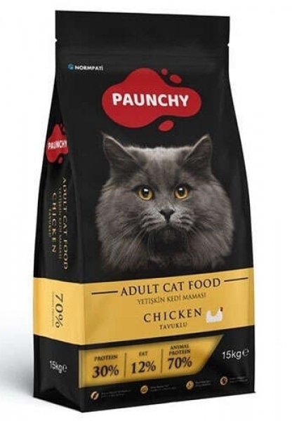 Paunchy Tavuk Etli 15 kg Kedi Maması