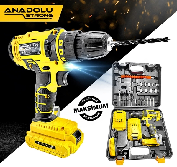 Anadolu Strong ANS1072 Akülü Vidalama