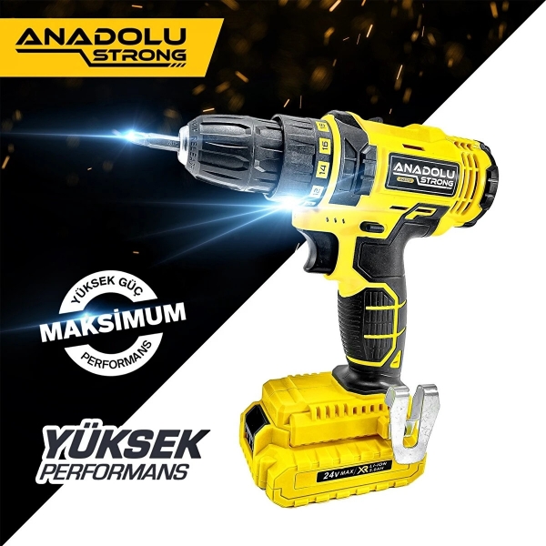 Anadolu Strong ANS1072 Akülü Vidalama