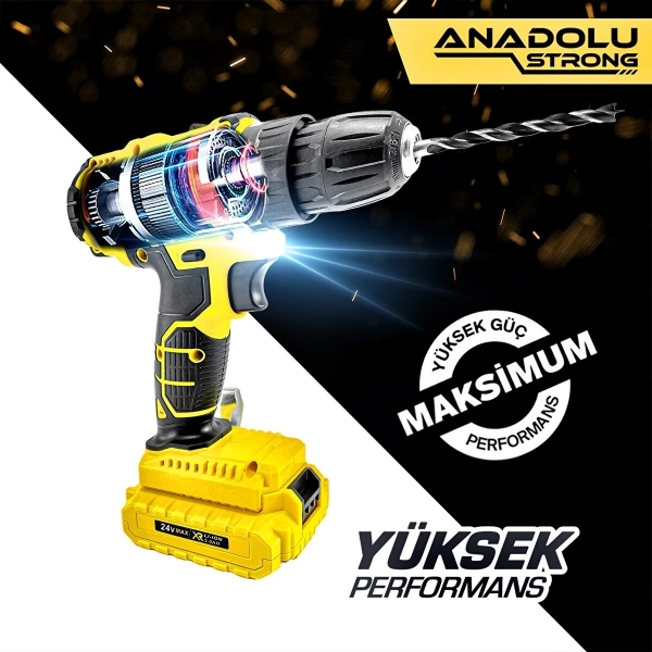 Anadolu Strong ANS1072 Akülü Vidalama