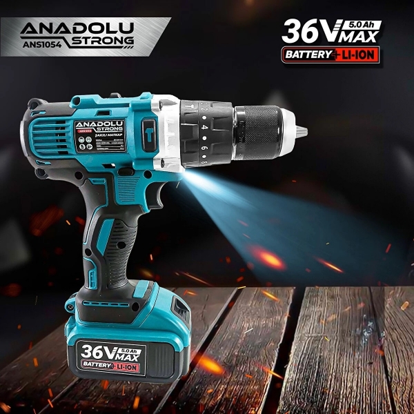 Anadolu Strong ANS1054 Akülü Matkap