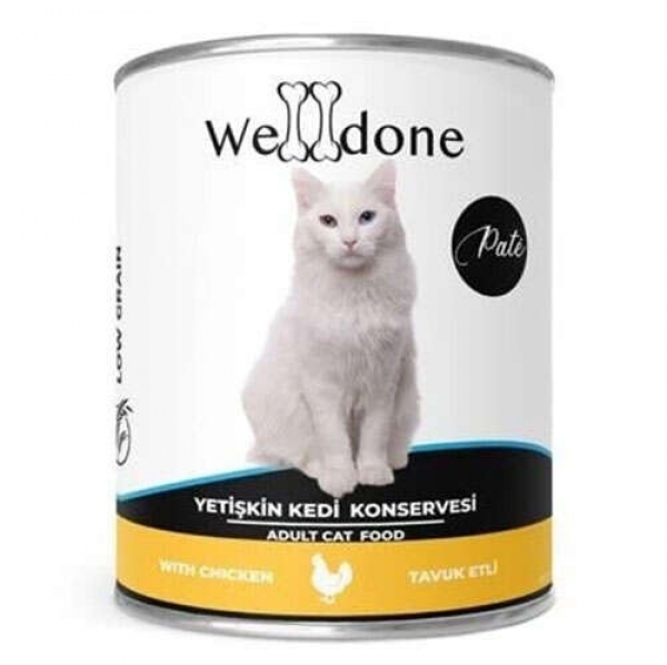 Welldone Tavuk Etli Pate Yetişkin 415 gr Kedi Maması