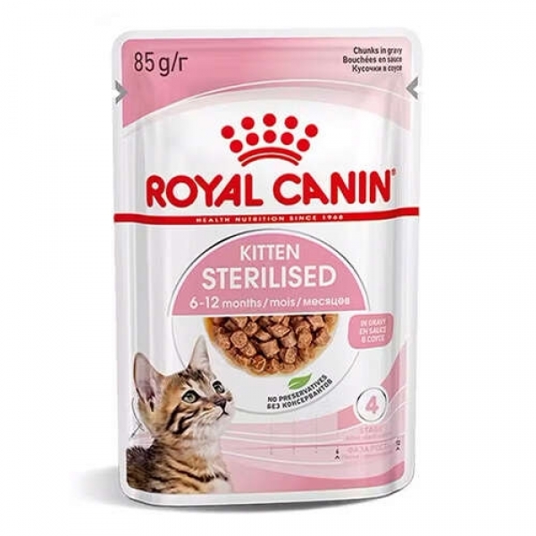 Royal Canin Pouch Gravy Kitten Sterilised 85 gr Kedi Maması