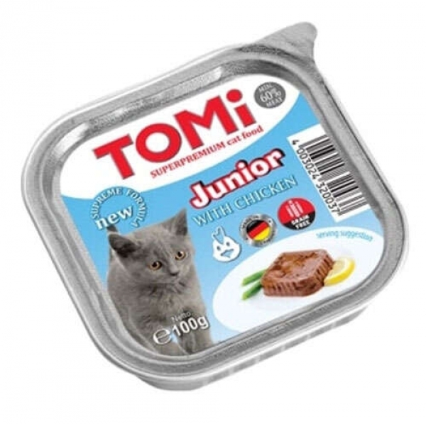 Tomi Kümes Hayvanlı Pate Yavru 100 gr Kedi Maması
