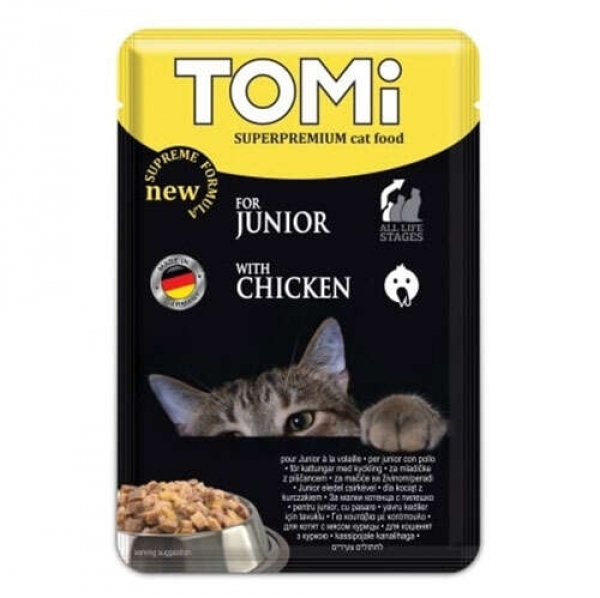 Tomi Pouch Kümes Hayvanlı Yavru 100 gr Kedi Maması