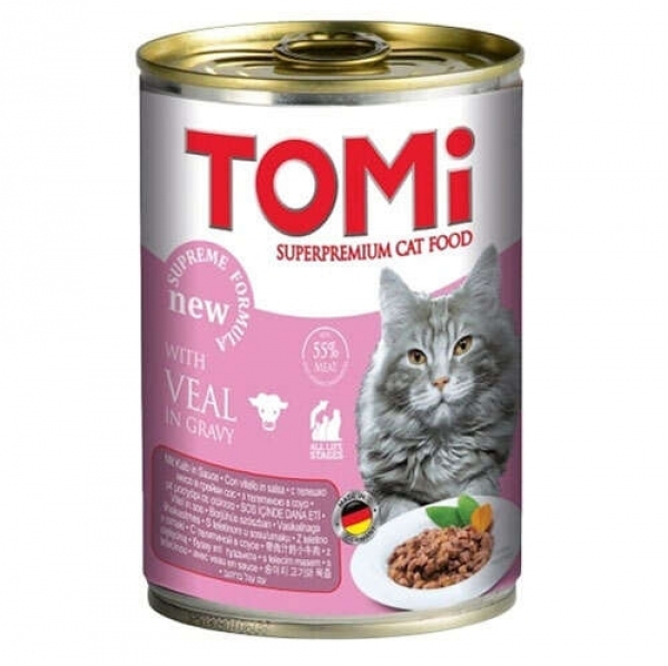 Tomi Buzağı Etli 400 gr Kedi Maması