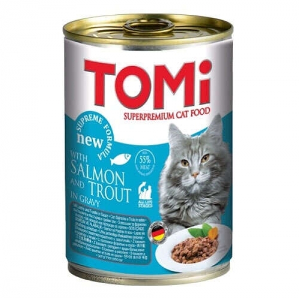 Tomi Somon ve Alabalıklı 400 gr Kedi Maması