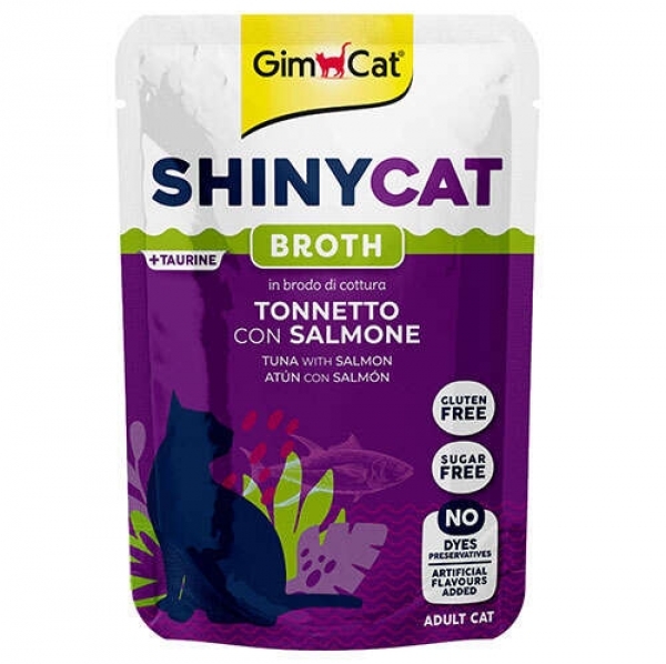 Gimcat GimCat Shinycat Pouch Ton Balıklı ve Somonlu 70 gr Kedi Maması