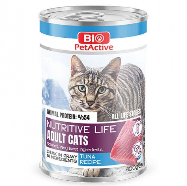 Bio Pet Active Nutritive Life Ton Balıklı 400 gr Kedi Maması