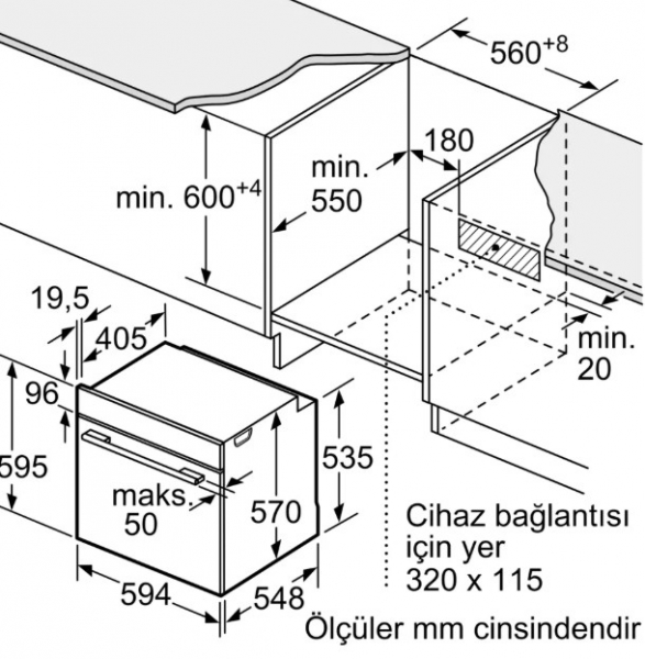 Siemens HU736AEV0T Ankastre Fırın