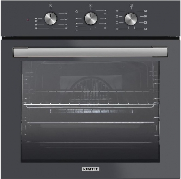 Kumtel Metalik Gri 8 Prog. B66-SF3(MT) Ankastre Fırın