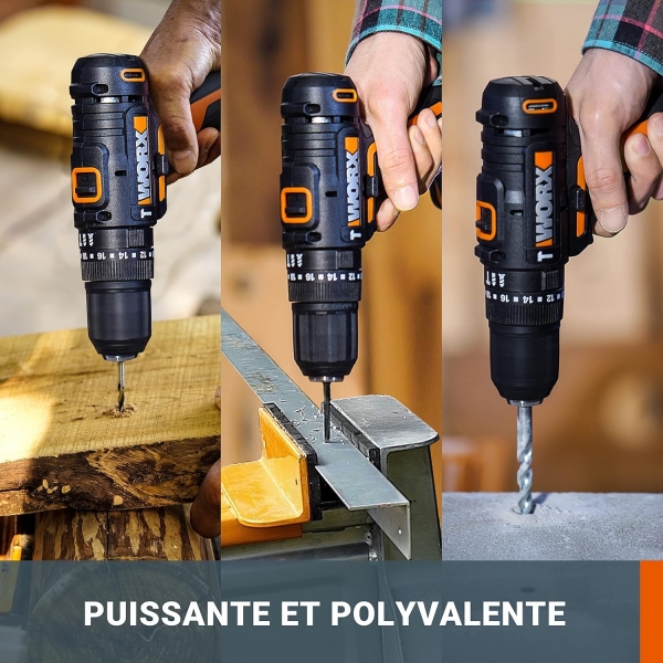 Worx WX370.9 Solo Akülü Matkap