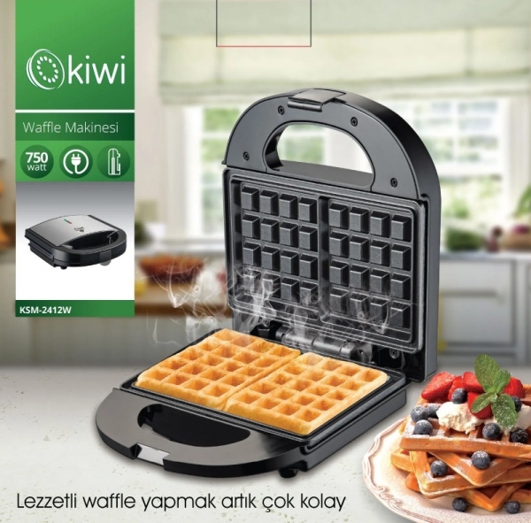 Kiwi KSM-2412W Waffle Makinesi