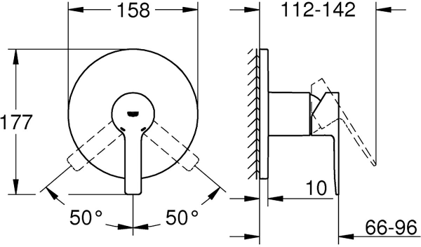 Grohe Lineare 24063001 Duş Bataryası