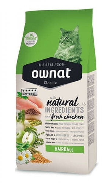 Ownat Classic Hairball Tavuklu 4 kg Kedi Maması